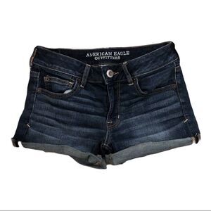 AEO Shortie Shorts Super Stretch Size 6